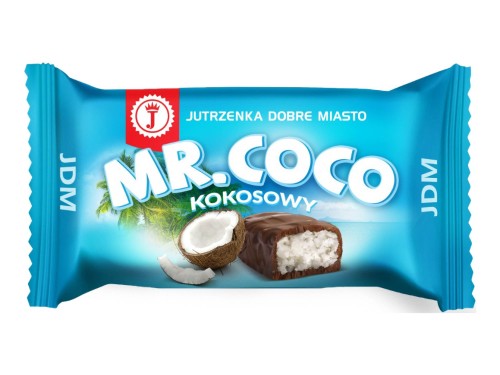 Mr Coco Jutrzenka Dobre Miasto 1 kg Kokosowe Praliny w Czekoladzie z Polski
