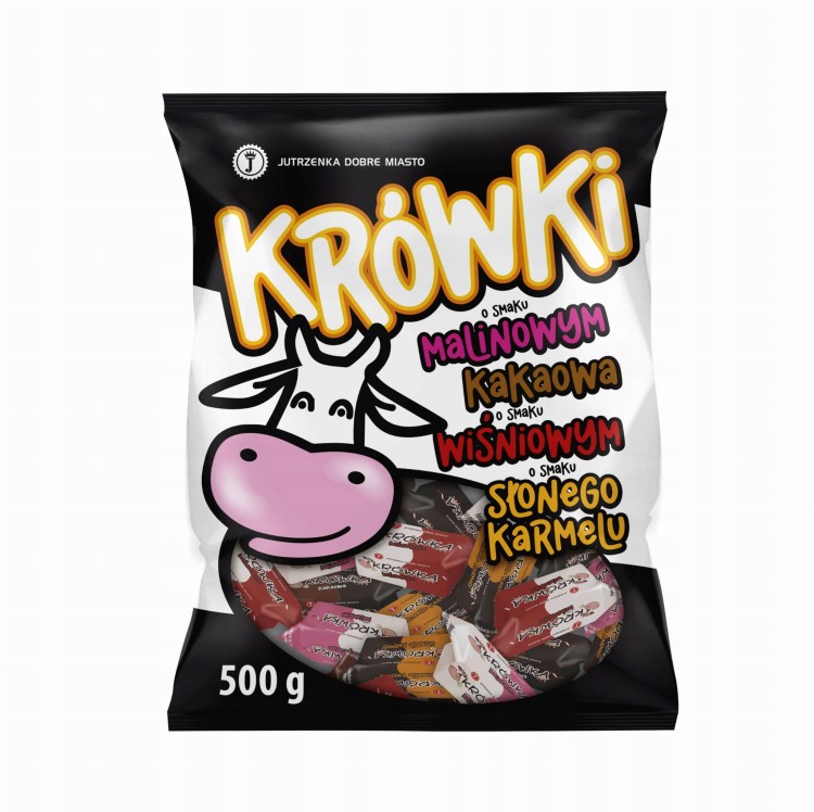 Krówki Smakowe Jutrzenka Dobre Miasto 500 g Tradycyjny Smak, Polska Jakość