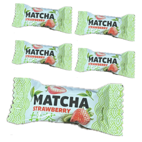 Cukierki Truskawkowe z Matchą w Polewie 1kg Jutrzenka Dobre Miasto