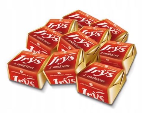 Irys z Makiem Śląskie Mleko 1kg Jutrzenka Dobre Miasto Klasyczne Irysy