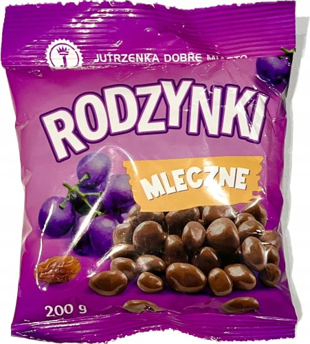 Jutrzenka Dobre Miasto Rodzynki w Czekoladzie Mlecznej 200 g