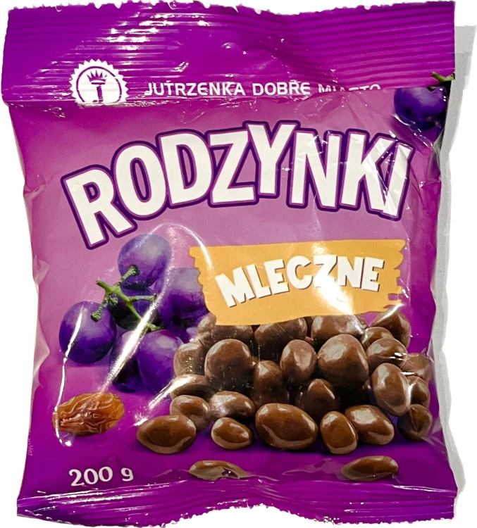 Jutrzenka Dobre Miasto Rodzynki w Czekoladzie Mlecznej 200 g