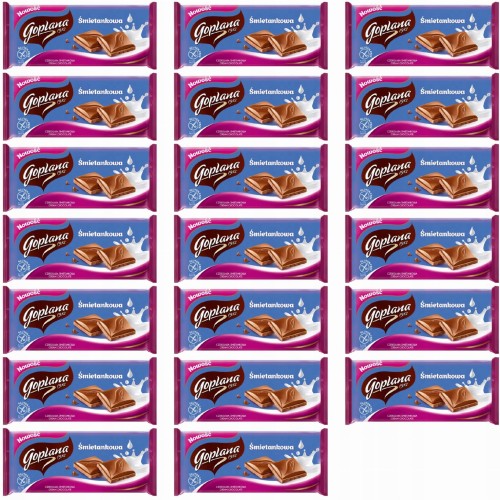 Goplana Czekolada Śmietankowa 90 G 20 SZTUK