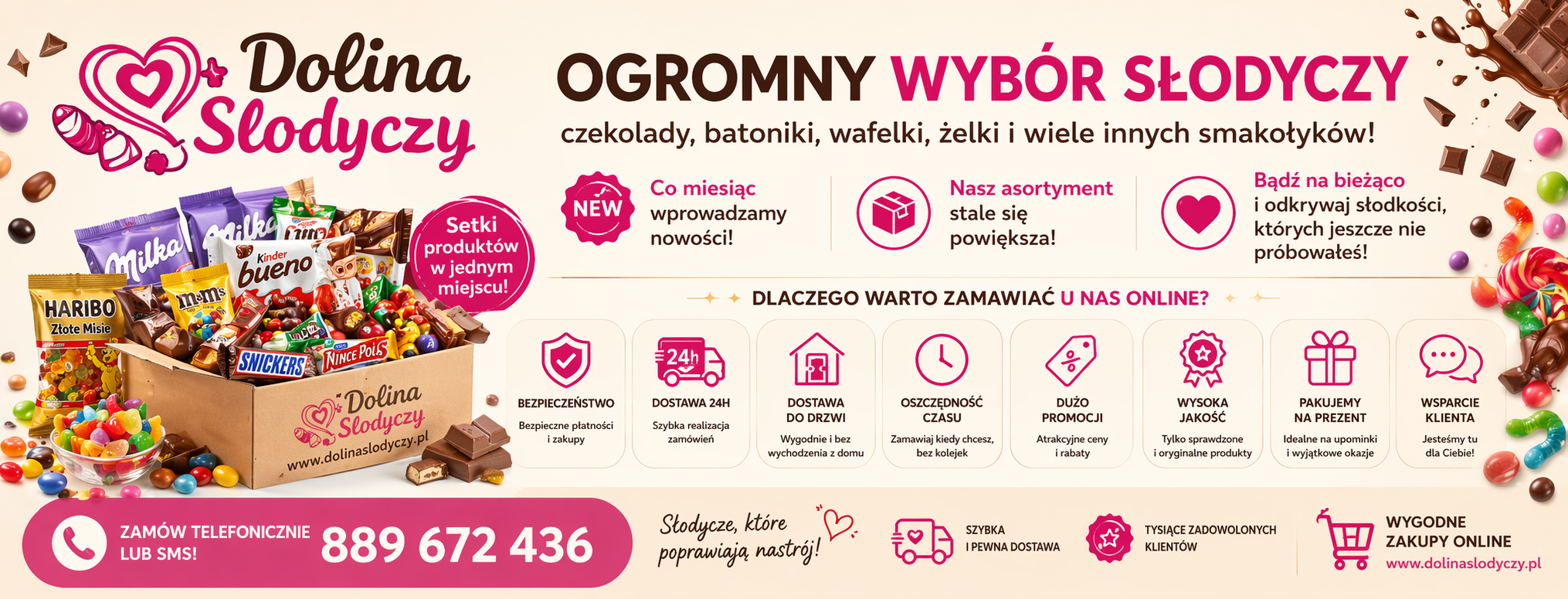 dolina słodyczy ogromny wybór słodyczy